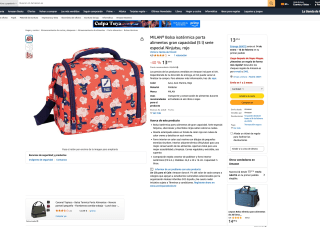 Bolsa isotérmica porta alimentos 5L serie especial Ninjutsu MILAN por solo 13,47€