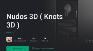 App Nudos 3D gratis para tu teléfono