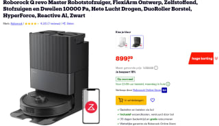 Roborock Qrevo Master Robotstofzuiger voor €899,99 bij Bol