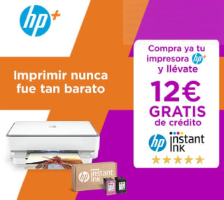 12€ gratis por comprar tu impresora HP Pccomponentes
