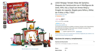 LEGO Ninjago Templo Ninja del Spinjitzu por 26,66€