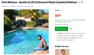 Post Malone - Austin voor €22,99 bij Bol.com (pre-order)