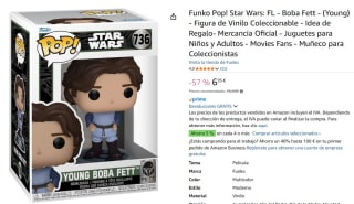 Funko POP! Figura joven Star Wars Boba Fett por 6,95
