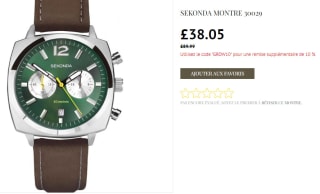 Montre Sekonda 30029 à 38,05€