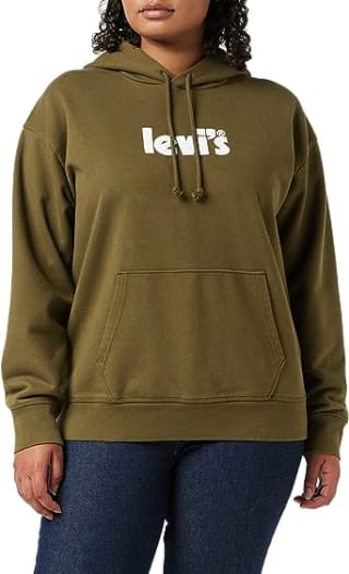 Purchase a Levi's women's graphic standard hoodie via Amazon for £18.75
