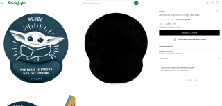 Alfombrilla Ergonómica Grogu Star War por solo 7,50€