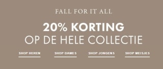 20% korting op alles (ook sale!) bij WE fashion