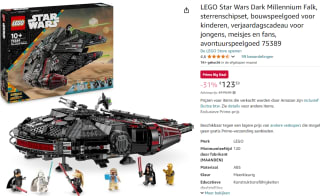 LEGO Star Wars Dark Falcon (75389) voor €123,39 met Amazon Prime