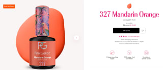 327 Mandarin Orange oranje gellak 15 ml voor €9,99 bij Pink Gellac