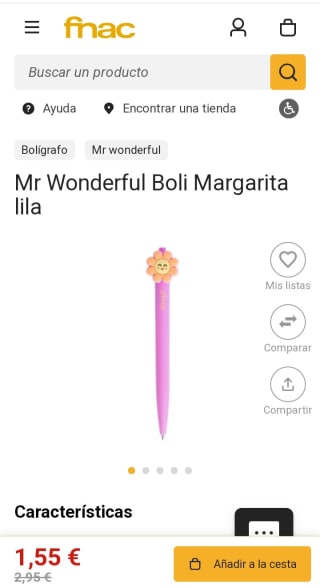 Mr.Wonderful Boli margarita por 1,55€.