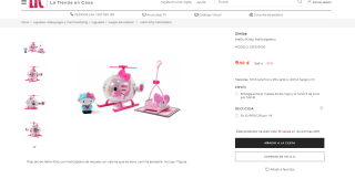 Hello Kitty helicóptero marca Simba por 9,98€
