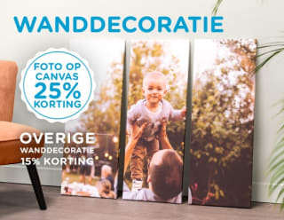 Tot 25% korting op wanddecoratie bij Smartphoto
