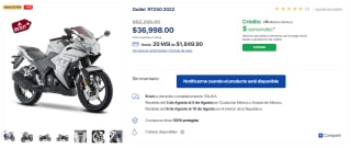 Italika RT250 2022 por $36,998