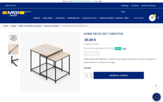 Home Decó Set 2 Mesitas por 20€