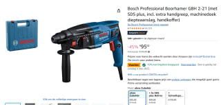 Bosch Professional GBH 2-21 Boorhamer voor €86,93 bij Amazon