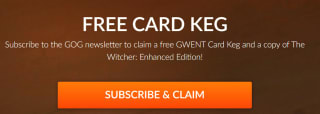 Gwent Welcome Bonus + The Witcher: Enhanced Edition gratis bij GOG