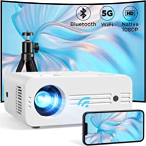 Proyector WiFi Bluetooth, AKIYO 2022 9000 Lúmenes Full HD 1080P por 105,99€