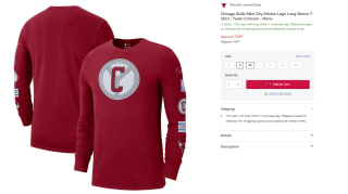 Camiseta de Manga Larga para Hombre de los Chicago Bulls Nike City Edition Logo por 23€