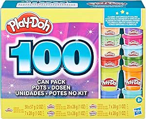 Play-Doh Wow variatiepakket met 100 potjes klei voor €29,95 bij Amazon