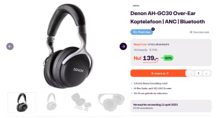 Denon AH-GC30 Over-Ear Koptelefoon voor €139 bij iBOOD