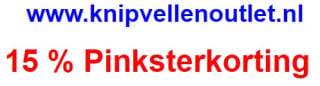 15% factuurkorting bij Knipvellenoutlet