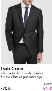 Americanas para hombre Studio Classics hasta 49€