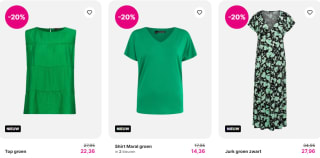 20% korting op alles bij Norah