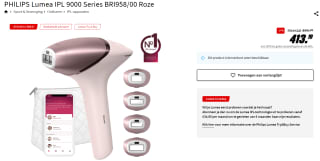 PHILIPS Lumea IPL 9000 Series BRI958/00 Roze voor €413,19 bij de MediaMarkt