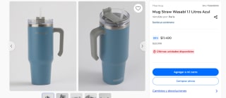 Mug Straw Wasabi 1.1 Litros Azul por $11.490
