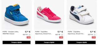 Hasta 80% descuento en ropa y calzado Puma desde 4,99€ ofertazas