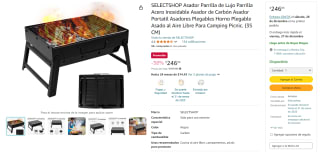 Asador Parrilla de Lujo Selectshop por $246 | Descuento Amazon