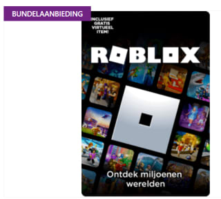Roblox Gift Card van €50 + €5 voor €50 via Startselect