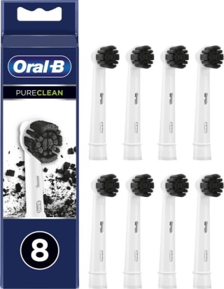 Oral-B Pure Clean Charchoal Opzetborstel - 8 Stuks voor €14,64 bij bol.com