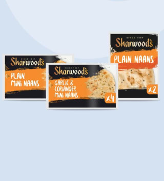 Probeer Sharwood’s Naanbroden voor € 1 na cashback via Woolsocks