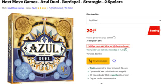 Next Move Games - Azul Duel - Bordspel voor €20,59 bij Bol