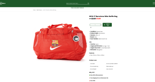 Bolsa deportiva Nike del Barcelona 2016-17 por 16,19€