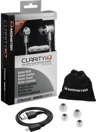 Monster in-ear hoofdtelefoon Clarity HD (Wit) voor €14,95 bij Dagknaller