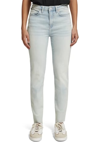 Lichtblauwe scotch & soda slim fit jeans voor €37,09 dmv code bij otrium