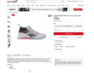 Zapatillas Reebok Nano Unknown a tan solo 72€