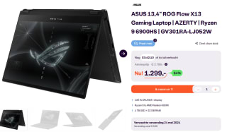 Asus ROG Flow x13 voor €1299 bij iBOOD