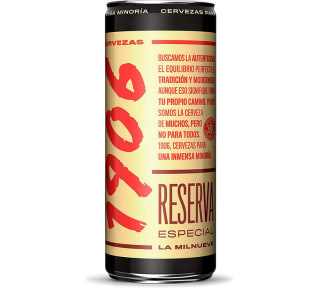 Cerveza 1906 Reserva Especial 24 latas 330 ml a solo 17,63€