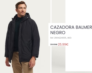 Cazadora para Hombre Balmer por 25.99€