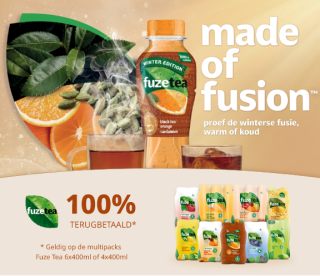 Fuze Tea Multipack 6x of 4x 400ml 100% terugbetaald