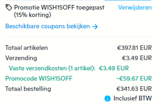 TCL P63 Series 55P631, 139,7 cm (55") Smart TV voor €341,63 dmv code bij Wish