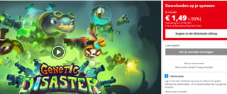 Genetic Disaster voor €1,49 in de Nintendo eShop