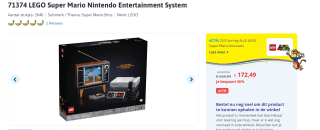 LEGO Nintendo Entertainment System voor €172,49 bij Toychamp