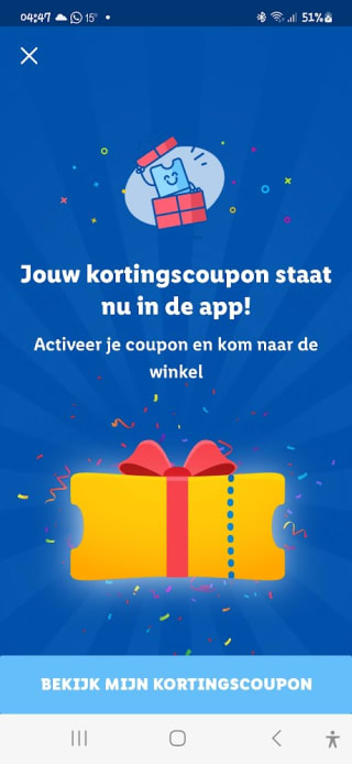 1 Gesuikerde donut, koffie- of pecannotenbroodje gratis via de Lidl Plus app