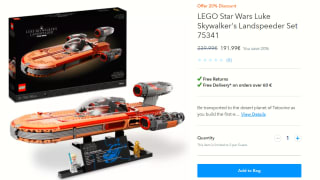 LEGO Star Wars 75341 Luke Skywalker’s Landspeeder voor €191,99 in de Disneystore
