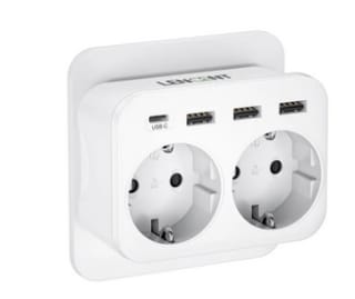 LENCENT enchufe multiusos USB por solo 7,30€