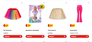 Alle carnavals artikelen 1+1 gratis bij Kruidvat